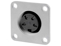 Conector M16 Soclu Mamă 4 PIN 5A 300V IP65/IP67