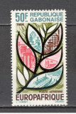 Gabon.1966 3 ani colaborarea EUROPAFRICA MG.38, Nestampilat