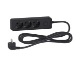 Prelungitor 3x2P+E +intrerupator cablu 3m antracit Schneider ST9433B