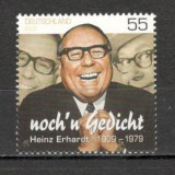 Germania.2009 100 ani nastere H.Erhardt-actor MG.1012, Nestampilat