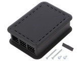 Carcasă neagră pentru Raspberry Pi 4 B