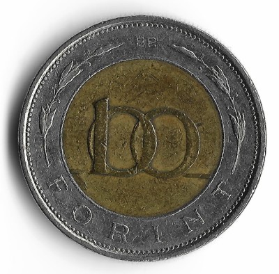 Ungaria 100 forint 1997 foto