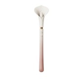 Aparat de masaj ZALO Calla Vibrating Massager, &icirc;n formă de cală, 8 funcții de vibrație, rezistent la apă IPX7, culoare roz cu alb