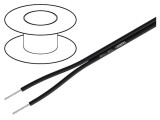 Cablu Căști Neecranat Negru 1.4x2.8mm