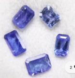 Tanzanit natural 10.12ct lot