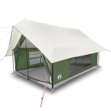 Cort de camping pentru 5 persoane, verde, impermeabil