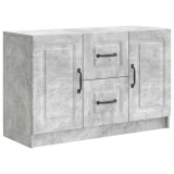 vidaXL Bufet cu sertar Gri Beton 89 x 34,5 x 57 cm Lemn prelucrat 895808