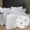 LENJERIE DE PAT CREPONATA 100% BUMBAC (CREP23) - doua persoane
