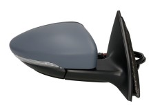Oglinda usa exterioara VW Passat (B7), 11.202015, partea Dreapta, reglare electrica; grunduit; incalzit; sticla convexa; geam cromat; cu Lucas, mufa