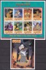 Guyana 1995 Disney Pocahontas MI 5174-5181 + bl. 462 MNH, Nestampilat