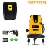 Nivela laser Rotor RLE-3D, 3 linii, 40 m, timp de nivelare mai putin de 5 secunde