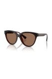 Armani Exchange ochelari de soare femei, culoarea maro, 0AX4148SU