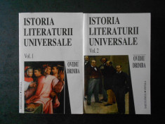 OVIDIU DRIMBA - ISTORIA LITERATURII UNIVERSALE 2 volume foto