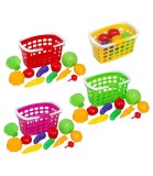Coș Mare pentru Copii cu 11 Legume &icirc;n Plasă