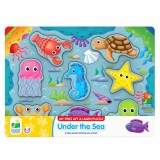 Cumpara ieftin Puzzle Animale Marine The Learning Journey, Joc Educativ 7 Piese, 2-5 Ani, Motricitate &amp; Invatare