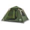Cort de camping cupola 4 persoane, setare rapida, verde