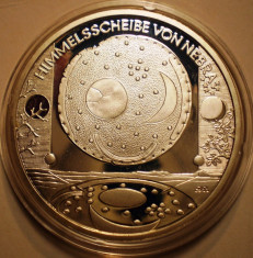 A.749 GERMANIA HIMMELSSCHEIBE VON NEBRA 10 EURO 2008 A PROOF ARGINT .925/18g foto