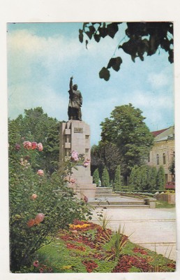 bnk cp Bistrita - Statuia Andrei Muresanu - necirculata foto