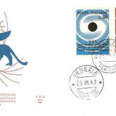 CINEMATOGRAFIE FESTIVALUL DE FILM VENETIA FDC ITALIA 1962