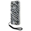 Husa pentru iPhone 16 Pro - Karl Lagerfeld IML Luxury (KLHCP16LHZBPKCCK) - Zebra Pattern&amp;Cord