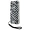 Husa pentru iPhone 16 Pro - Karl Lagerfeld IML Luxury (KLHCP16LHZBPKCCK) - Zebra Pattern&amp;Cord
