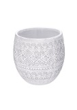Cumpara ieftin Ghiveci flori teracota gri 24 x 24 cm