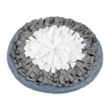 Covoras de adulmecat Navaris pentru caini, rotund, lavabil, gri/albastru, 55129.22
