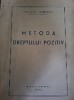 Metoda Dreptului Pozitiv- Salviu Ionescu, 1945
