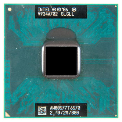 Procesor laptop Intel Core 2 Duo T6570 2,10 GHz 2M 800MHz foto