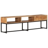 Cumpara ieftin Comoda TV, 160x30x45 cm, lemn masiv de acacia