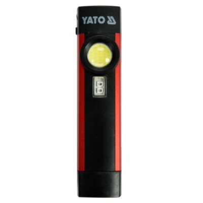 YATO Lanterna cu acumulator, Li-Ion 3.7 V, cu LED COB 5 W si UV, 300 lm foto