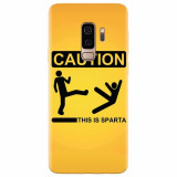 Husa silicon pentru Samsung S9 Plus, This Is Sparta Funny Illustration