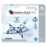 Magna-Tiles ICE Transparent &ndash; set magnetic (16 piese)