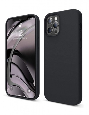 Husa Telefon Silicon iPhone 12 Pro Max 6.7 Matte Black foto