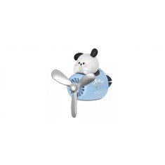 Difuzor Aromaterapie Auto Ursulet Aviator, pentru Grila de Ventilatie Odorizant auto si 2 Arome cu Extracte Naturale Incluse Floral AutoREY&reg;