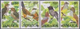 Timbre cu păsări exotice din Jamaica
