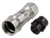 Conector circular mamă BULGIN 3 pini IP68 Buccaneer 6000, 16A, 277V, fara contacte, alama nichelata