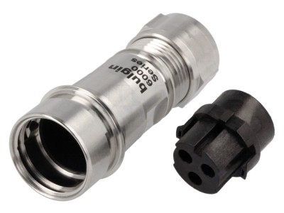 Conector circular mamă 3 pini IP68 foto