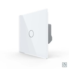 Intrerupator Simplu cu Timer LIVOLO Din Sticla - Serie Noua SmartElectro IntelligentHouse foto