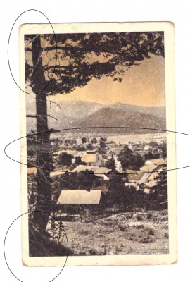 CP Gura Humorului, RPR, circulata 196_, cu pliuri foto