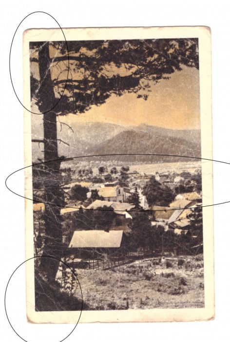 CP Gura Humorului, RPR, circulata 196_, cu pliuri