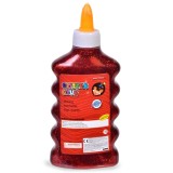 Adeziv lichid cu glitter roșu pentru craft și decorare, CMCLASS