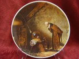 FARFURIE DECORATIVA PORTELAN ROYAL BAVARIA CARL SPITZWEG - ALCHIMISTUL 20 CM