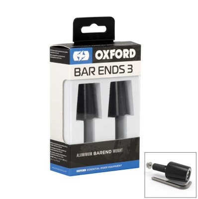 Set capete ghidon (contragreutati) negre Oxford OX599 foto