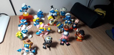 Strumfi, smurfs - 16 figurine strumfi Bully, Schleich, Peyo foto