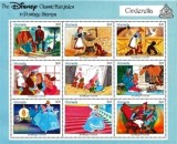 Grenada 1988 Cartoon, Disney, Cinderella, perf.sheetlet, MNH AD.014, Nestampilat