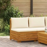 vidaXL Canapea de Grădină Din Mijloc Lemn Solid de Acacia Maro 42022430