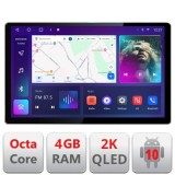Navigatie dedicata Toyota Corolla/Auris 2018- N-388 Edonav ecran 13&quot; 2K 8 si 128 Android Waze USB Navigatie 4G 360 Toslink Youtube CarStore Technology