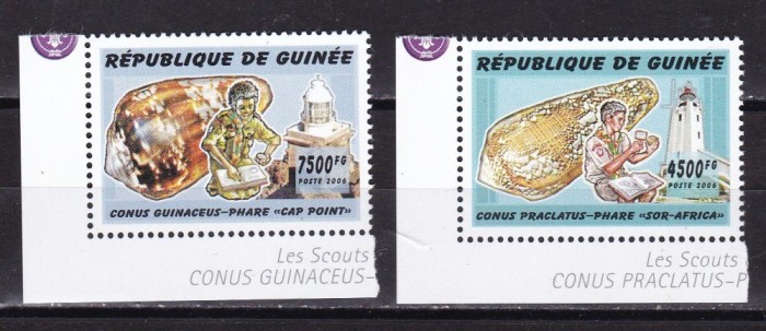 Guineea 2006 fauna marina MI 4231-32 MNH w56