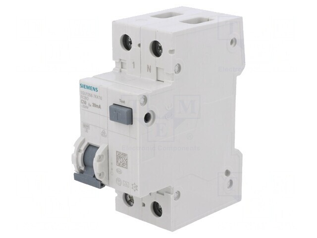 &Icirc;ntrerupător RCBO 10A 30mA 1P+N 230/400VAC